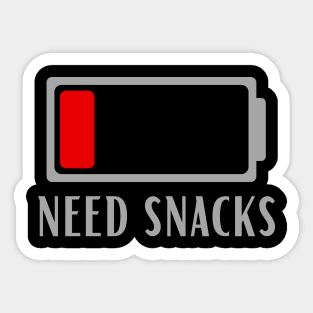 need snacks,Funny Sticker